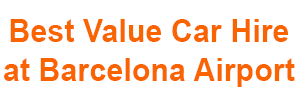 Bargain car hire - Best value car hire at Barcelona Airport