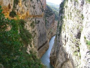 Congost de Mon Rebei cliff in Lérida